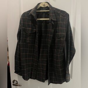 Filson flannel, xs brown and green